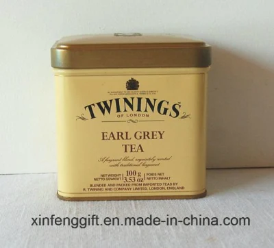 Rectangular Tea Tin Box with Cheaper Price