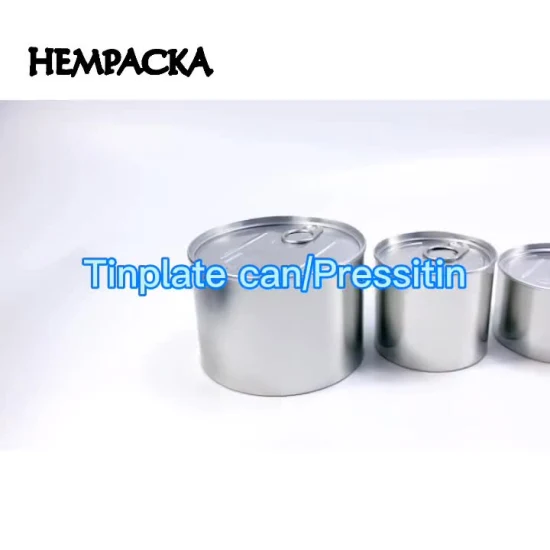 Manufacturer Self Seal Tin Can Tuna Tobacco Tin Cans with Lever Lid Wholesale