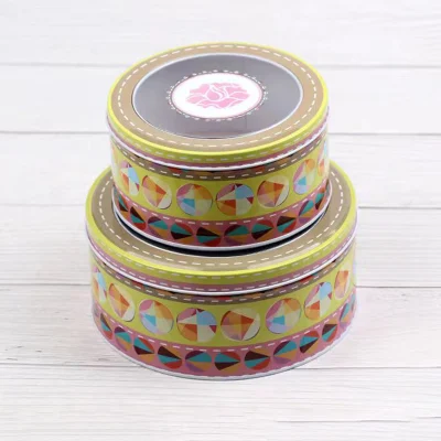 Round Baking and Cake Tins for Special Occasion and Holidays, Multipurpose Storage Boxes