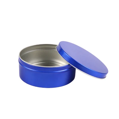 Hot Sales Empty Lip Balm Aluminum Metal Jar Tobacco Container Tin Cans for Body Cream Candles Soap Jar 15g 25g 30g 40g 50g